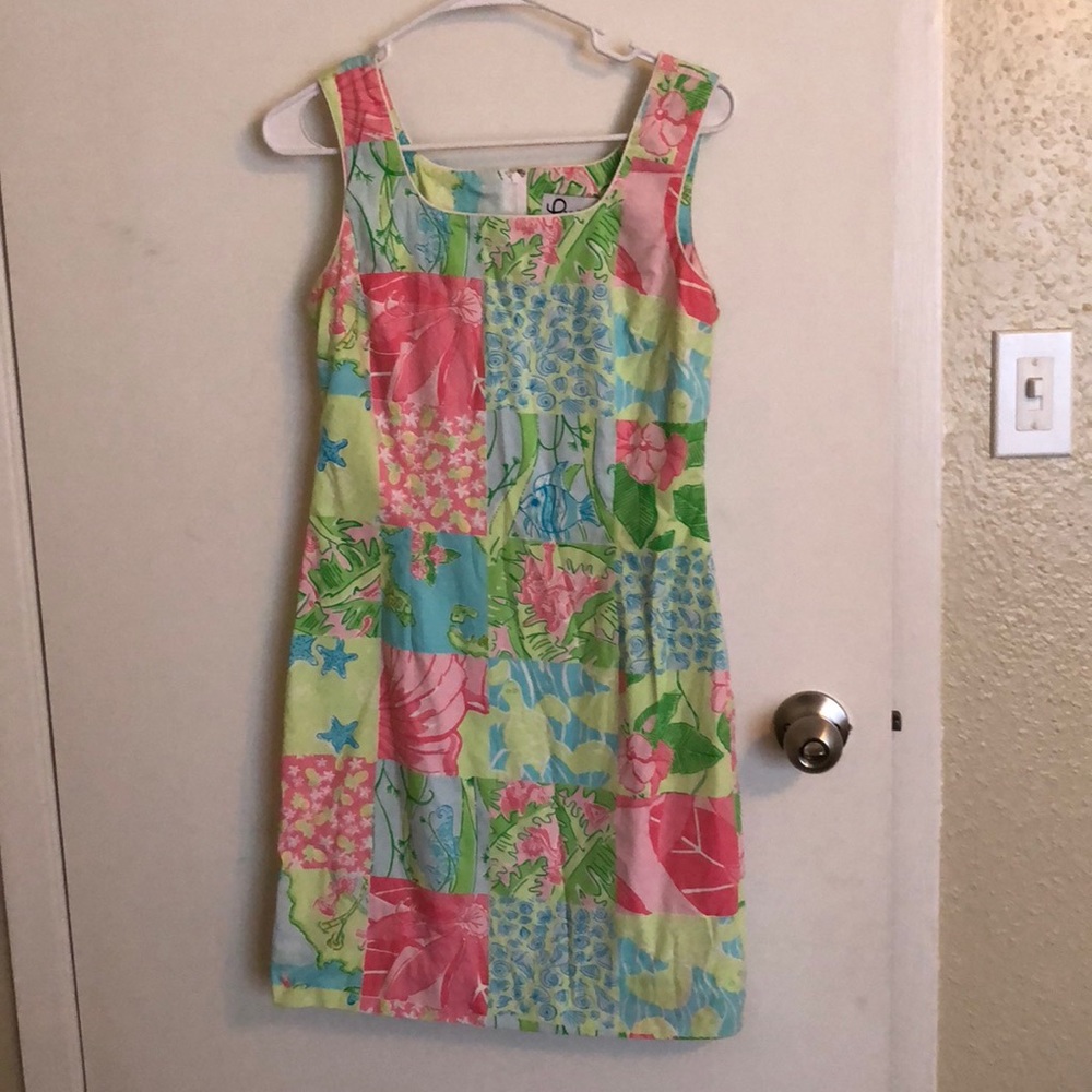 EUC white label Lilly Pulitzer Patchwork Dress